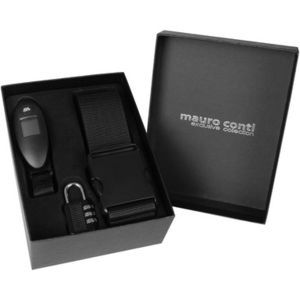 Travel set Mauro Conti luggage scale luggage strap and travel padlock