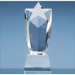 23cm Optical Crystal Mounted Starburst Award