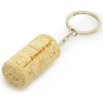 Cylinder Cork Keyring (UK Stock)