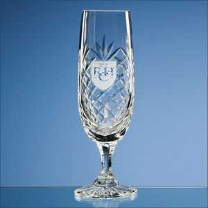 170ml Durham Lead Crystal Panel Champagne Flute