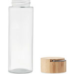 Glass Bottle 500Ml Bamboo Lid