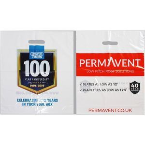 Polythene Patch Handle Carrier Bag