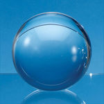 6cm Optical Crystal Sphere with a Flat Base