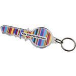 PF Manufactured Combo key-shaped keychain