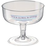 Disposable Plastic Champagne Coupe Glass (180ml/6oz)