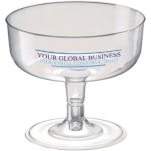 Disposable Plastic Champagne Coupe Glass (180ml/6oz)