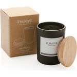 Ukiyo Deluxe Scented Candle With Bamboo Lid