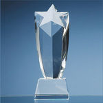 25.5cm Optical Crystal Mounted Starburst Award