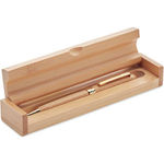 Bamboo Twist Ball Pen In Box