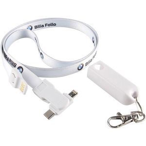 3-in-1 Charging Cable Lanyard