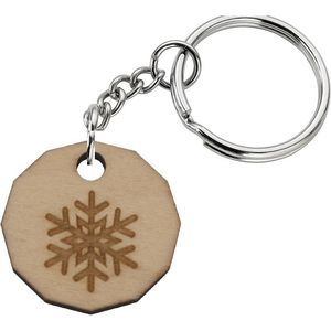 Wooden Keyring (60mm)