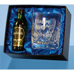 Whisky Tumbler Gift Set with a 5cl Miniature Bottle of Malt Whisky
