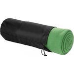 Bullet Huggy fleece plaid blanket with carry pouch