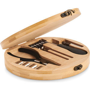 15 Piece Tool Set Bamboo Case