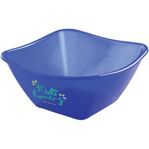 Plastic Square Coloured Salad Bowl