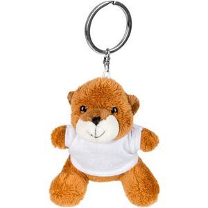 Plush teddy bear keyring Hazel