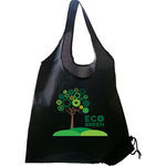Black Polyester Foldable Bag in a Bag