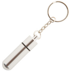 Alumpill keyring pillbox