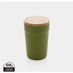 XD Collection GRS Certified Recycled PP Mug With Bamboo Lid