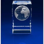 Crystal Glass Globe Paperweight or Award