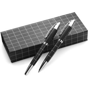 Writing set ball pen and roller ball pen (17.5x7.5x3 cm)
