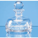 8cm Lead Crystal Perfume Bottle & Stopper