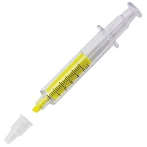 Syringe text marker
