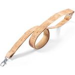 Cork lanyard with safety catch