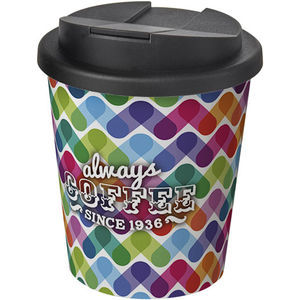 Brite-americano espresso 250 ml tumbler with spill-proof lid