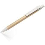 Recycled cardboard ball pen wheat straw details