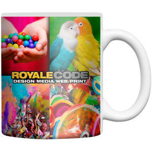 Vienna Mug (Coloured) (Spot Colour Print)