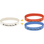 UV Debossed Silicone Wristbands