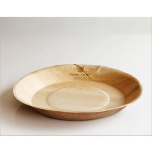 Round Disposable Palm Leaf Plate