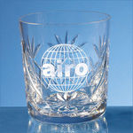 300ml Blenheim Lead Crystal Panel Whisky Tumbler