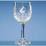 240ml Durham Lead Crystal Panel Goblet