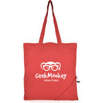 Coloured Cotton Foldable Shopper