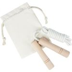 Avenue Denise wooden skipping rope in cotton pouch