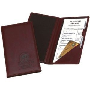 Hampton Leather Bill / Receipt Holder