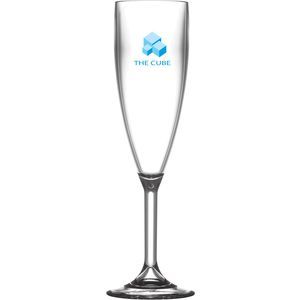 Reusable Plastic Champagne Flute (175ml/6.6oz) Clear