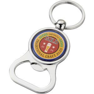Bottle Opener Alloy Injection Keyring (UK Stock)