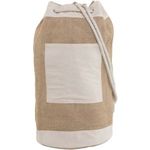 Duffle bag with metal eyelets
