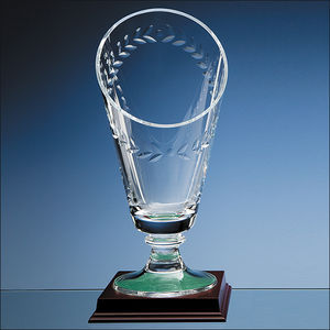 34cm Handmade Slope Top Laurel Vase