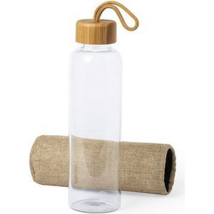 Glass sports bottle 500 ml (22.5x6.3 cm)