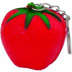 Keyring anti stress fruit or vegetable
