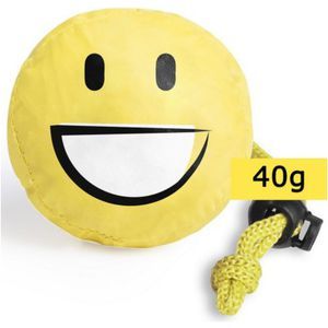 Foldable shopping bag ''smiling face''