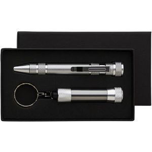 Tool set screwdriver (8 el.) 3 LED pocket torch