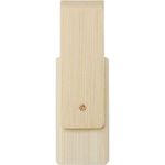 Bullet Rotate 8GB bamboo USB flash drive