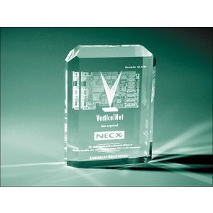3d Laser Engraved Crest (menora) Award