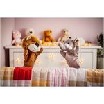 Plush lion hand puppet  Hunter