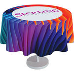 Full Colour Full Coverage Table Cloth - 300cm Diameter